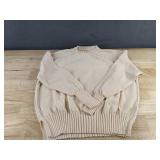 FME Top & Bottom Set - Cream - Women's Size Small - Brand New