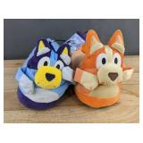 Bluey & Bingo Slippers - Youth Size 2/3 - Brand New