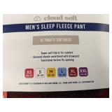 Lucky Brand Men's Sleep Fleece Pant Size XS Red & Black - Brand New