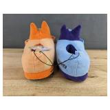 Bluey & Bingo Plush Slippers - Kids Size 13/1 - Brand New