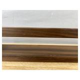 4-Pack Wooden Wall-Mount Shelves 16.5 x 4 x 3.5 in - New