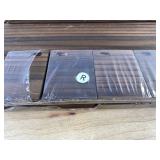 4-Pack Wooden Wall-Mount Shelves 16.5 x 4 x 3.5 in - New