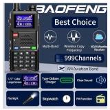 2 Baofeng AR-5RM 10W NOAA Multi-Band Two-Way Radios - Brand New