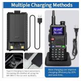 2 Baofeng AR-5RM 10W NOAA Multi-Band Two-Way Radios - Brand New