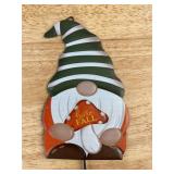 12 Piece Harvest Picks Gnome Decor Set with Display - Brand New