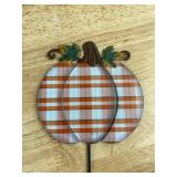 12 Piece Harvest Picks Gnome Decor Set with Display - Brand New
