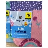 2 Comfort Bay Kids Bathmats - Rainbows and Mermaids - 18 x 28 in - Brand New