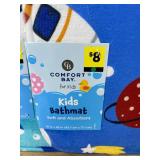 2 Comfort Bay Kids Bathmats 18 x 28 in - Space and Sharks - Brand New