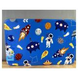 2 Comfort Bay Kids Bathmats 18 x 28 in - Space and Sharks - Brand New