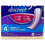108 Always Discreet Pads - Moderate Absorbency 4 - Brand New
