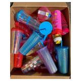 40 Water Bottles & Tumblers - Bright Colors and Florals - Brand New