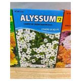 8 American Seed Box Mixes: Impatiens, Marigold, Alyssum & Zinnia - Brand New