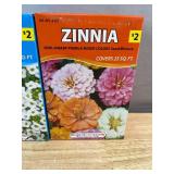 8 American Seed Box Mixes: Impatiens, Marigold, Alyssum & Zinnia - Brand New