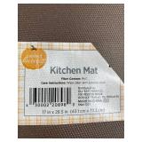 Perfect Harvest Kitchen Mat - Pumpkin & Sunflower - 17" x 28.5" - Brand New