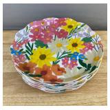 12 Melamine Dinner 10.5' Plates - Brand New