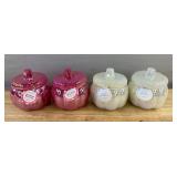 4 Halloween Mourning - 4 Spooky Soft & Sweet Candles - 7 oz Each - Brand New