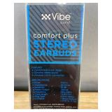 2 Vibe Sound Comfort Plus Stereo Earbuds - Brand New