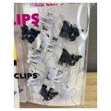 80 Hair Clips Assorted Colors - Brand New