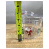 6 Holiday Style Stackable Containers - Designs Santa Claus & Nutcracker - Brand New