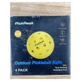 8 PickPeak M-40 Outdoor Pickleball Balls - Brand New *A