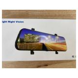 10" Mirror Dash Cam Night Vision - Brand New