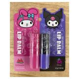 SANRIO Kuromi Cosmetic Bundle - Makeup, Perfume, Lip Balm, Hand Sanitizer, Mask, & Hair Clip - Brand New *A
