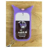 SANRIO Kuromi Cosmetic Bundle - Makeup, Perfume, Lip Balm, Hand Sanitizer, Mask, & Hair Clip - Brand New *A