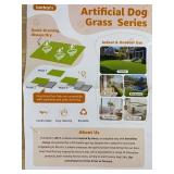 2 Loobani Artificial Dog Grass Pads & Pink Size 4 Dog Shoes - Brand New