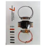 P9 Ultra 2-1 Headphones & Smart Watch - 7 Bands - Retail $149.99 - Brand New *A