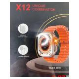 X12 Unique Combination Watch Ultra Earphones & AirPods Pro - $399.99 Retail - Brand New *A