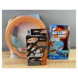 Sun Squad Swim Rings - 75 Hasbro Nerf Pro Half-Length Darts - Battleship Splash Water Toy - Brand New *A