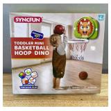 SyncFun Toddler Mini Basketball Hoop Dino - Illuminated - Brand New *A
