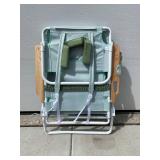 VINGLI Deluxe 3-in-1 Beach Chair with Cup Holder & Foot Rest - Green - Brand New
