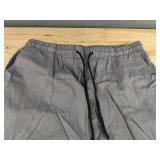4 Elastic Men's Large Drawstring Waist Pants - Gray/Black/Tan/Dark Gray - Brand New