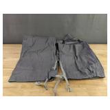 4 Elastic Men's Large Drawstring Waist Pants - Gray/Black/Tan/Dark Gray - Brand New