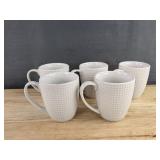 5 Mug Cups 12 oz Capacity - Brand New