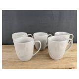 5 Mug Cups 12 oz Capacity - Brand New
