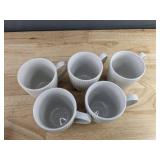 5 Mug Cups 12 oz Capacity - Brand New