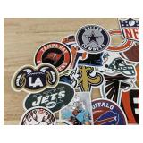 50 NFL Football Team Stickers - Brand New