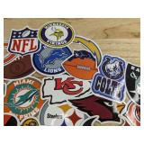 50 NFL Football Team Stickers - Brand New