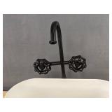 4 White Round Hanging Planters and Cute Sink Faucet Planter - Brand New