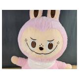 Large Bunny Theme Plush With Zippered Blanket Inside - Brand New *A