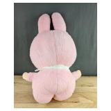 Large Bunny Theme Plush With Zippered Blanket Inside - Brand New *A