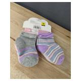 12 Pairs Girls No-Show Socks & Hair Accessories, 12 Pairs Infant Anklet Socks, Women's Gripper Socks - Brand New
