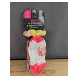 12 Pairs Girls No-Show Socks & Hair Accessories, 12 Pairs Infant Anklet Socks, Women's Gripper Socks - Brand New