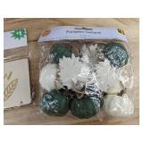 Wooden Decor: Frames & Wind Chimes, Pumpkin Garland & Garden Tool - Brand New