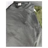 5 Men's Long Sleeve Shirts Size L - Green, Black, Blue, Grey, White - Brand New