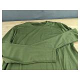 5 Men's Long Sleeve Shirts Size L - Green, Black, Blue, Grey, White - Brand New