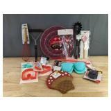 Kitchen Accessories: Egg Keeper & Biscuit Cutters, Grill Brush, Etc. - Brand New