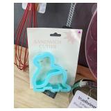 Kitchen Accessories: Egg Keeper & Biscuit Cutters, Grill Brush, Etc. - Brand New